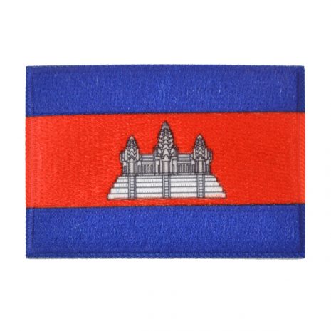 Cambodia flag badge