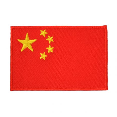 China flag badge
