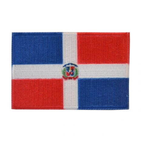 Dominican Republic flag badge