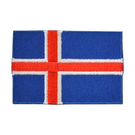 Iceland flag badge