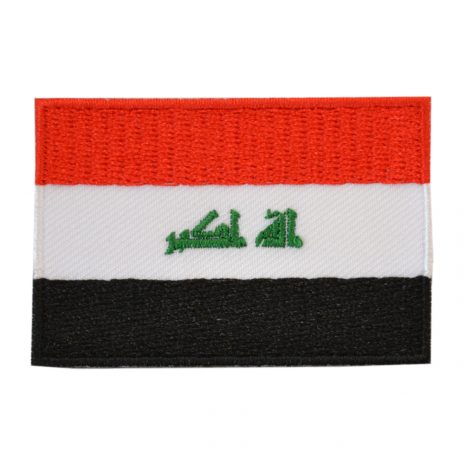 Iraq flag badge