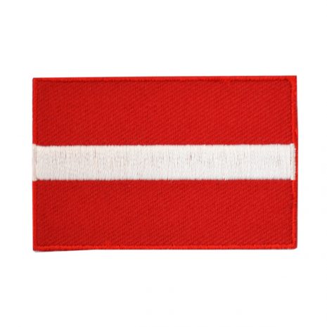 Latvia flag badge
