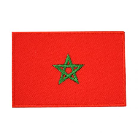 Morocco flag badge