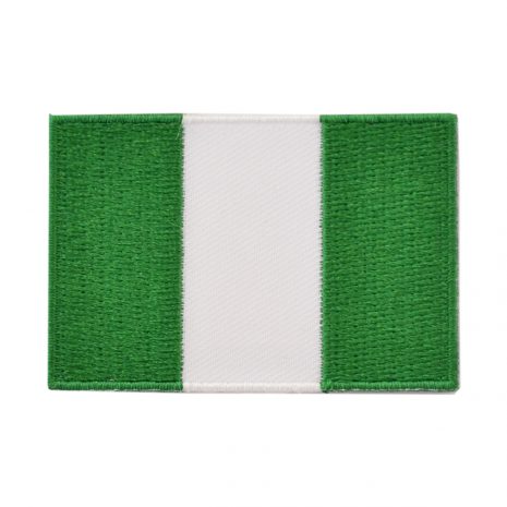 Nigeria flag badge
