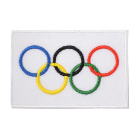 Olympic Rings flag badge