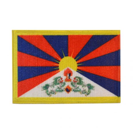 Tibet flag badge