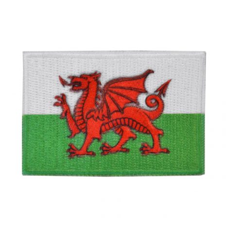 Wales flag badge